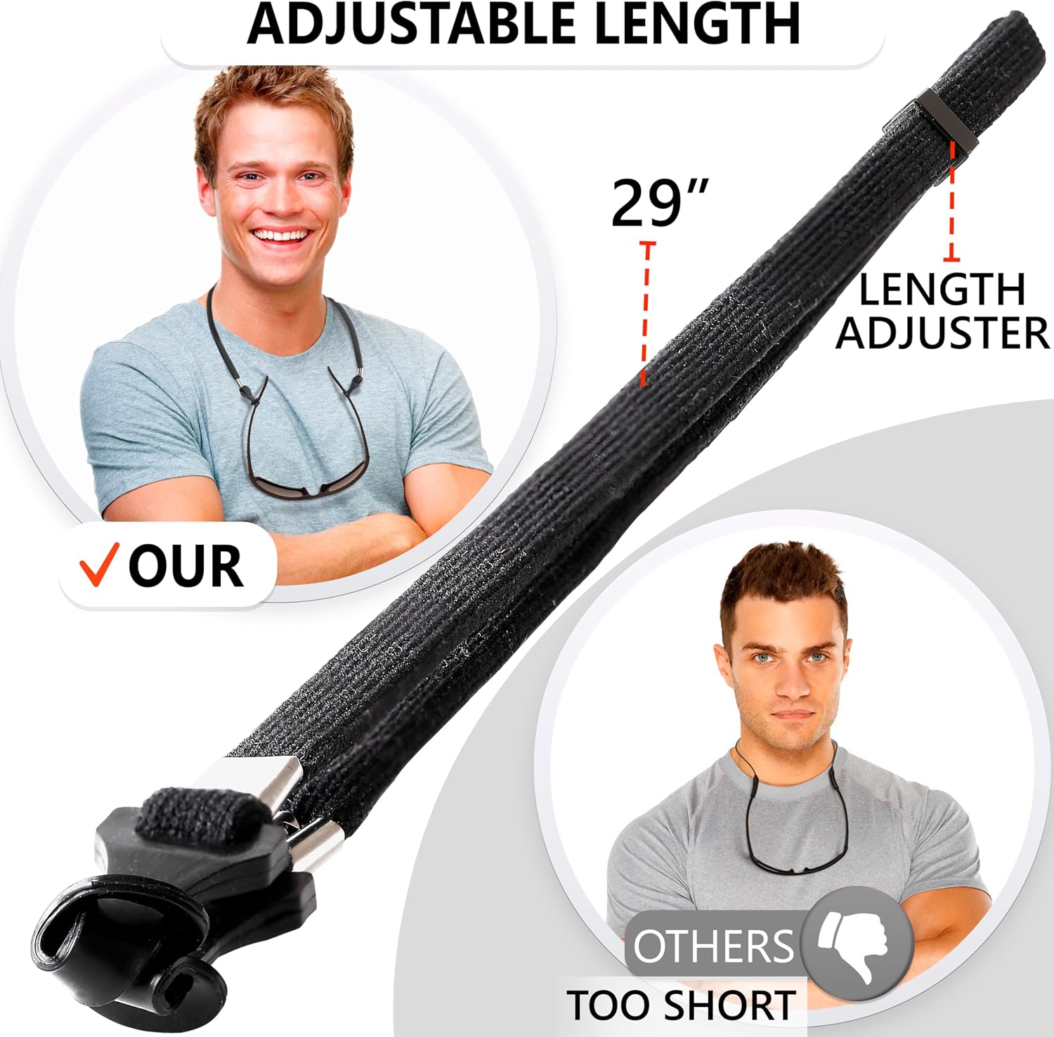 Brillenband, rutschfester Bril – Sunglass Retainer Cord Bewertung und Preis