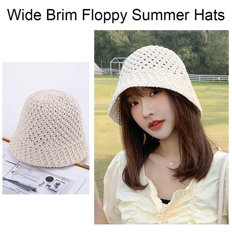 Neue Mädchen Sonnenhut Breiter – Bucket Hat Straw Bewertung und Preis